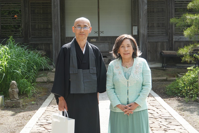山岸副住職様ととらこ先生